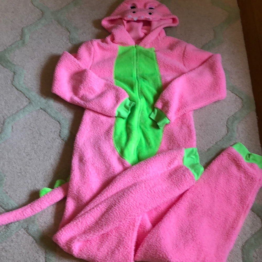 Adult Size Medium Dinosaur One Piece PJs/Costume